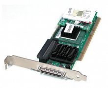 J4588 Контроллер RAID SCSI Dell PERC4/SC PCBX520-A2 LSI531020/Intel GC80302 64Mb Int-1x68Pin Ext-1xVHDCI RAID50 UW320SCSI LP PCI/PCI-X For PE420,430,750,800, 850,830,14XX,18XX,28XX,68XX