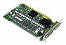 J4717 Контроллер RAID SCSI Dell PERC4/DC PCBX518-B1 LSI53C1030/Intel XScale IOP321 128Mb(256Mb) Int-2x68Pin Ext-2x68Pin RAID50 UW320SCSI PCI-X For PE750,800,830,850,14XX,18XX,28XX,68XX