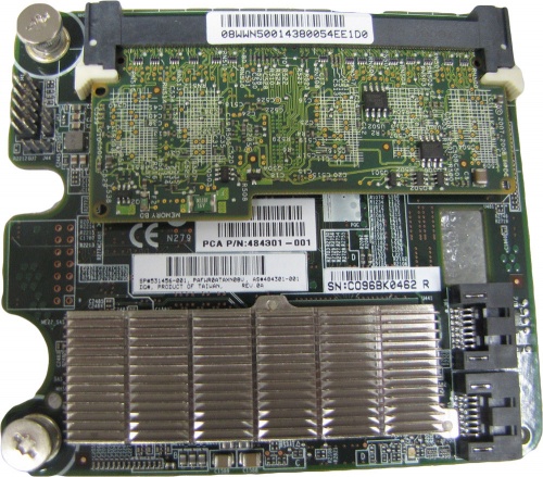 531456-001 Контроллер SAS RAID HP Smart Array P712m/ZM 0Mb 2SAS/SATA RAID6 U300 PCI-E For Blades BL280G6 BL460G7 BL465G7 BL490G7