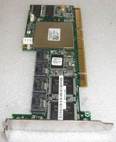 412581-001 Контроллер RAID SATA HP (Adaptec) AAR-2410SALP/64Mb 2xSil3512/Intel GC80303 64Mb 4xSATA RAID50 PCI/PCI-X