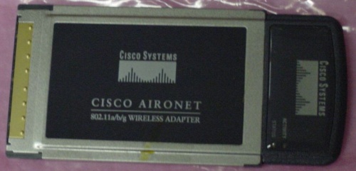 74-3481-05 Сетевая Карта Cisco Aironet AIR-CB21AG-A-K9 54Мбит/сек Wi-Fi 802.11a/b/g PCMCIA