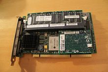 S26361-F3090-E256 Контроллер RAID SCSI Fujitsu-Siemens LSI53C1030/Intel XScale IOP321 128Mb(256Mb) Int-2x68Pin Ext-2x68Pin RAID50 UW320SCSI PCI-X