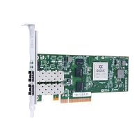 QLE8242-SR-CK Qlogic Dual-port 10GbE Ethernet to PCIe Converged Network Adapter with SR optical transceivers
