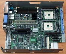 73P6517 Материнская Плата IBM ServerWorks GC-SL Dual Socket 604 4DDR UW320SCSI U100 2PCI-X + 2PCI-X PCI 2SCSI 2GbLAN Video ATX 400Mhz For xSeries 345 11X 12X 21X 22X 23X 24X 31X 32X