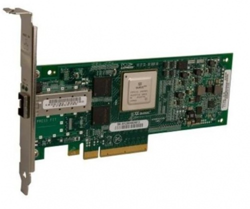 QLE8150-CU-CK Qlogic Single-port 10GbE-to-PCI Express Converged Network Adapter for use with SFP+ direct attach copper twinax cables