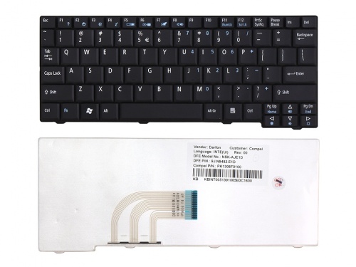 9J.N8182.00R Клавиатура ASUS K020662I1 [DFE] N5210BL US/RUS для W3 W3J A8 A8J F8 Z99