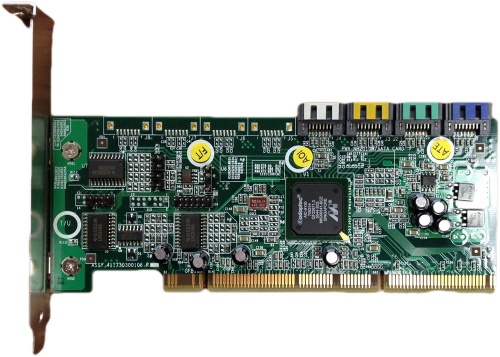 370901-001 Контроллер RAID SATA HP (Adaptec) AIC-8130 4xSATA RAID10 PCI-X For ML150G2