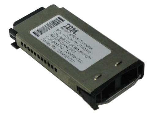 234456-003 Transceiver GBIC IBM [JDS Uniphase] SOC-1063N 1,063Gbps Short Wave 850nm 550m Pluggable FC