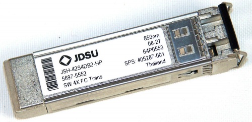64P0553 Transceiver SFP IBM [JDS Uniphase] JSH-42S4DB3-HP 4,25Gbps MMF Short Wave 850nm 550m Pluggable miniGBIC FC4x