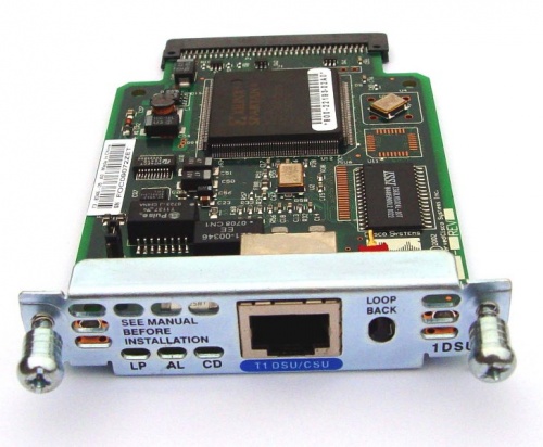 WIC-1DSU-T1-V2 Модуль Cisco 1-Port T1/Fractional T1 DSU/CSU WAN Interface Card