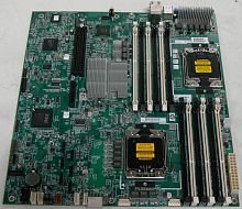 594192-001 Материнская Плата Hewlett-Packard i5520 Dual Socket 1366 12DDR3 6SATAII 2PCI-E16x 2.0/Riser PCI-E4x SVGA 2xGbLAN E-ATX 6400Mhz 2U For DL180G6
