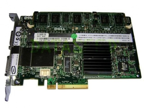 M778G Контроллер SAS Dell SAS 5/e LSISAS1068 Ext-2xSFF8470 8xSAS/SATA RAID10 U300 PCI-E8x