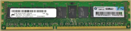 647651-081 DIMM,8GB PC3-12800R,1Gx4