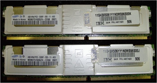 46C7423 IBM 4GB PC2-5300 DDR2-667 4Rx8 ECC FBDIMM