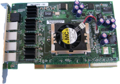 A64572 Сетевой Адаптер Intel PVXB Quad Port Fiber Channel HBA PCI-X