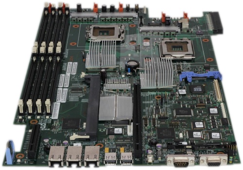 42D3638 Материнская Плата IBM i5000P Dual Socket 771 8FBD PCI-E8x PCI-X SVGA 2GbLAN E-ATX 1333Mhz 1U For x3550