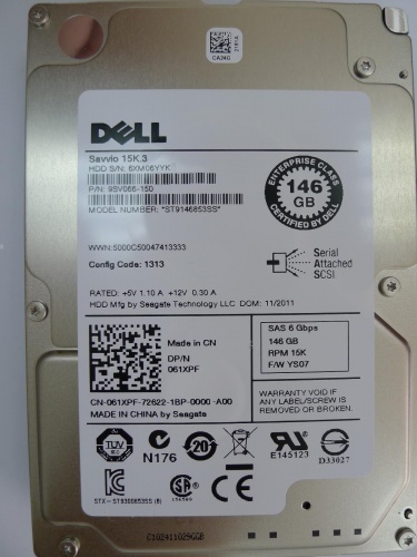 ST9146853SS HP 146GB 6G SAS 15K-rpm SFF (2.5-inch) Enterprise Hard Drive