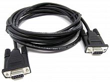 213816-001 Кабель HP Serial interface cable (Black) - Has two 9-pin D-sub (F) connectors - 3.7m 12ft) long
